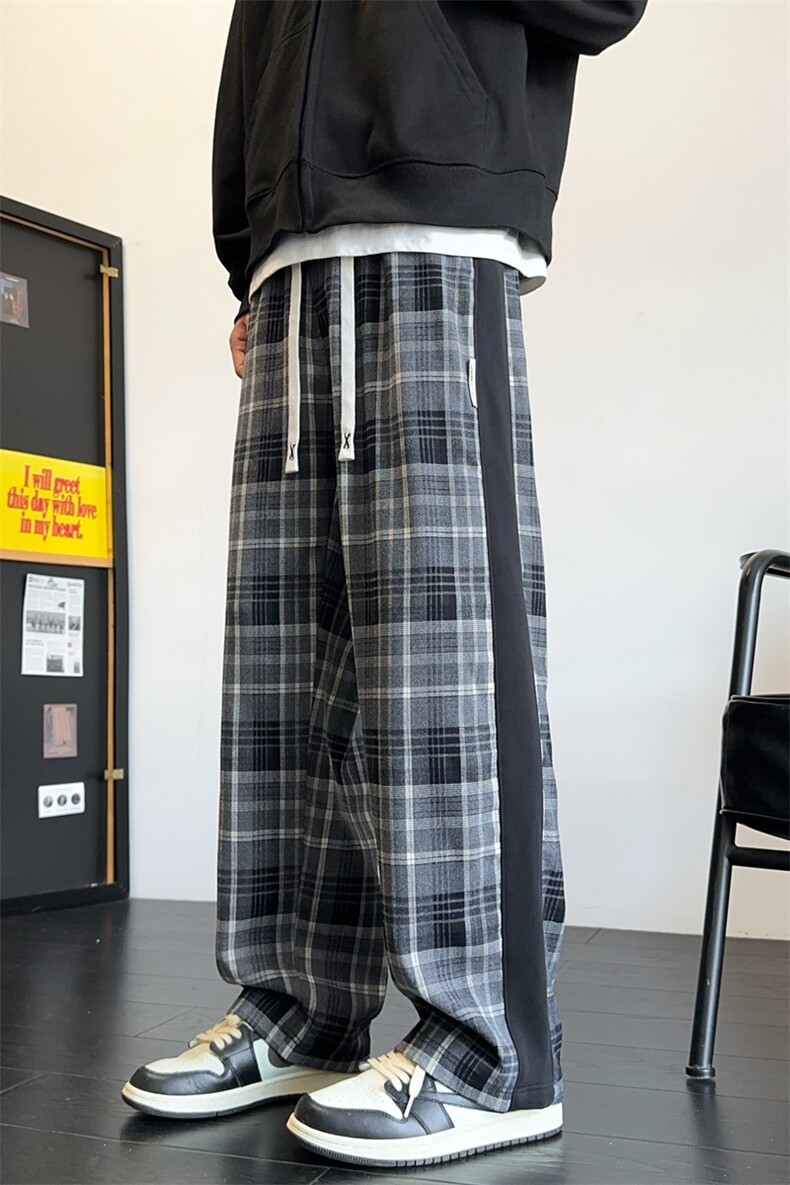 美拉德格2026秋季潮牌美式宽松直筒阔腿休闲裤A436-827-P38,男装休闲裤,电商A436