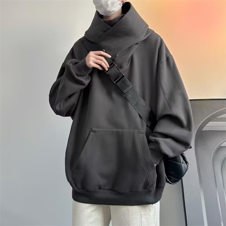 网络图现货 潮牌冲锋秋冬款加绒加厚连帽高领衣服冬季重磅JW1-P50图片