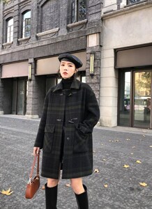 冬季羊毛大衣图片
