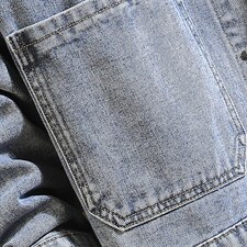 JK829-p65-限价88 现货砖墙牛仔夹克肥仔量足破洞印花大码图片