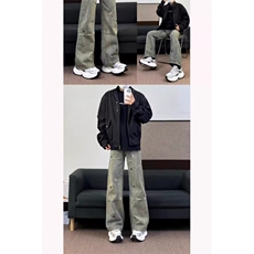 1506-1/KK07051/P45百搭时尚宽松牛仔裤潮牌休闲男裤个性牛仔裤，男装牛仔裤，星座1506-1