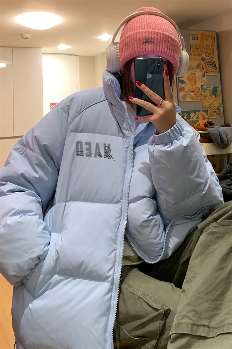 23冬季新款潮流印花字母时尚百搭羽绒服YR63002P225控268,男装羽绒服,电商A268A