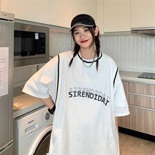 字母短袖港风t恤ins潮流简约百搭夏季衣服T530P30，男装T恤，星座1116-2