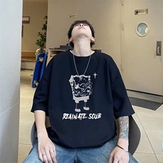 量大优供视频230g重磅纯棉短袖t恤男XT514-特P19，男装T恤，电商B371