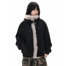 秋冬新品美式座山雕设计感加厚保暖外套女高街休闲棉衣YD02-P130，男装棉衣，星座509