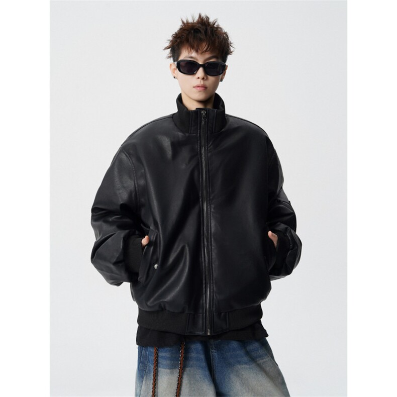 706-LK5031-P128现货冬季男士美式座山雕加厚皮毛一体棉服外套,男装棉衣,星座706