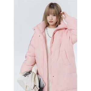 904-2-YR001-P188控258冬季北方抗寒中长款过膝羽绒服女加厚图片