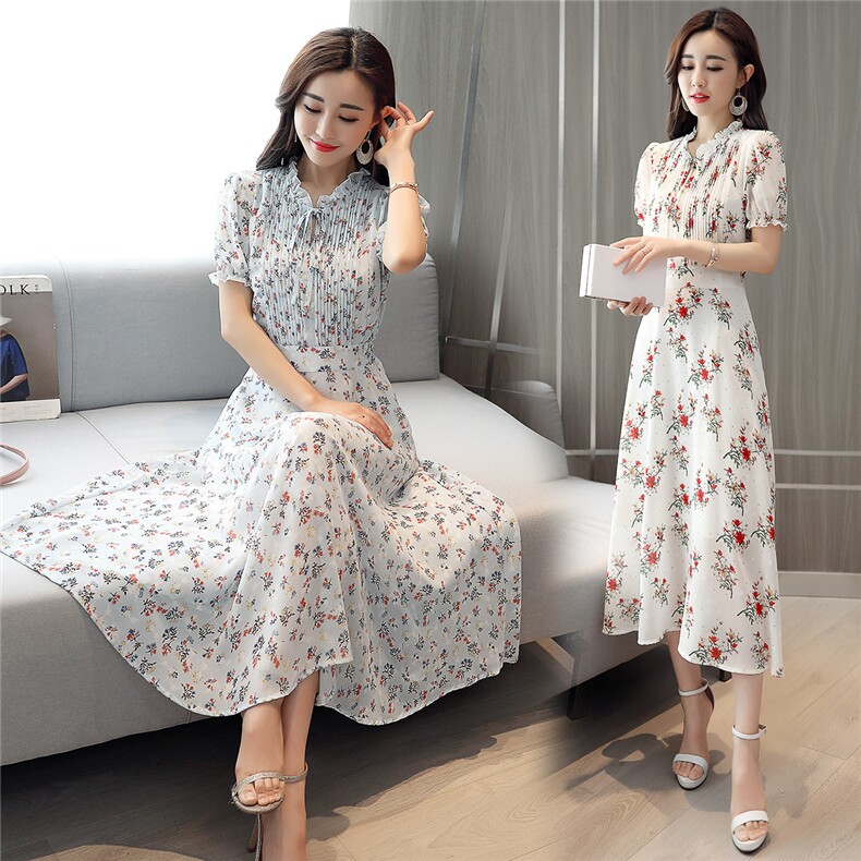 连衣裙2021年夏季花色修身个性气质韩版显瘦花色显瘦潮流,女装连衣裙,辉煌依升