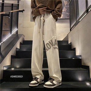 抖音品质春季新款潮流字母印花休闲裤卫裤B315-K23404-特p30控58图片