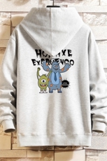 KS21048-P38连帽开衫卫衣男运动外套大码班服砖墙挂拍，男装卫衣，电商A040A