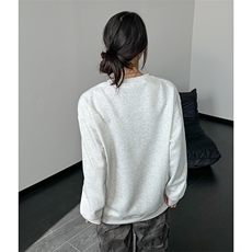 红2026春新男女同款华棉光板纯色圆领卫衣A158-WY25-P22，男装卫衣，电商A158