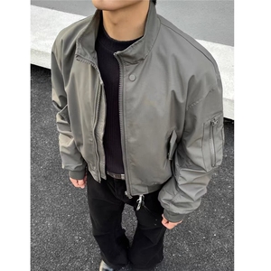 美式潮牌夹克外套情侣男款宽松休闲百搭时尚上衣JKS576-P72图片