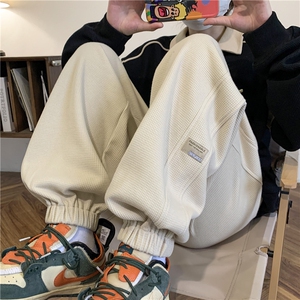 秋季新款重磅华夫格束脚休闲裤M~5XL XZ604-KP92-P35控48图片