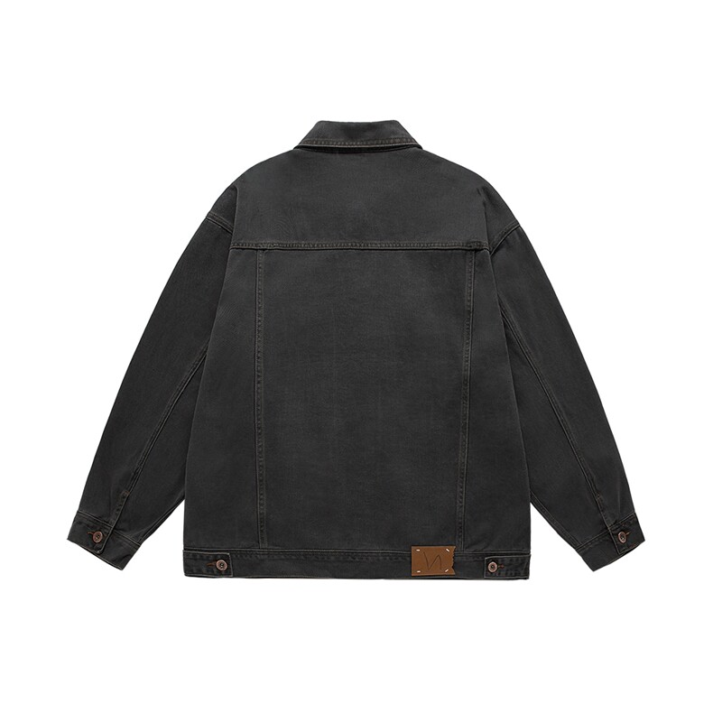 秋季新款宽松工装大码水洗牛仔夹克外套N3090/P130,男装夹克,星座202-1