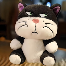 米亚毛绒玩具厂 路西法猫