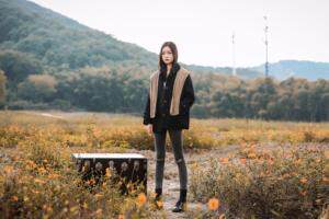 线象大衣，女装，线象