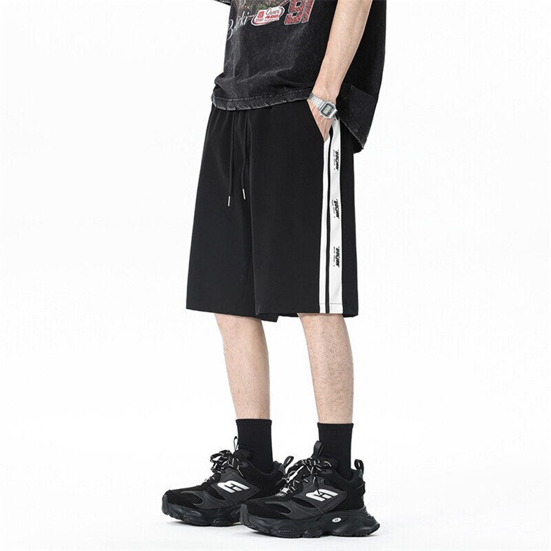 2025夏季新款宽松休闲短裤男五分裤织带中裤大裤衩Q29113-特P20,男装牛仔裤,星座610（原A335）