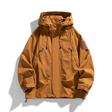 冲锋衣男高品纯色宽松夹克外套DSA157B-J90-P60，男装夹克，电商A157B
