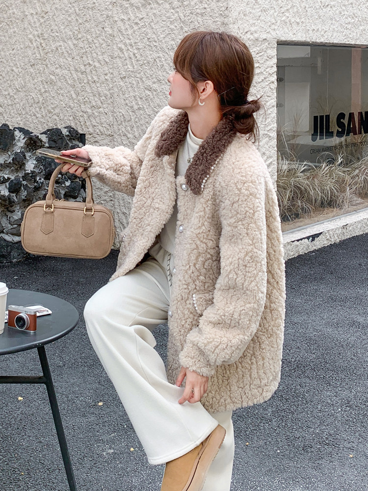 【现货】数据好皮毛一体外套P205-K308,女装棉衣/棉服,浙宝128A