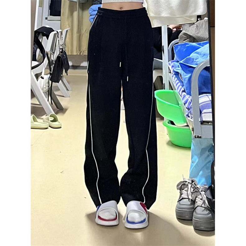 发光条纹卫裤男款春秋季青少年帅气裤子运动休闲长裤KZ504,男装休闲裤,星座1116A（原606A-3）