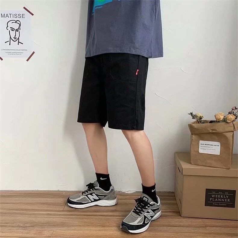 男春季休闲裤纯色短裤D0001P23图片