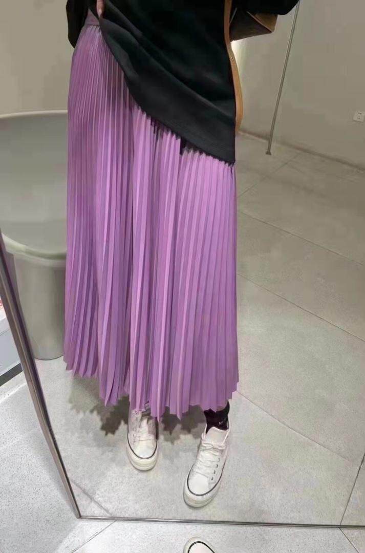现货，百褶半裙，7色，女装半身裙，曼希野