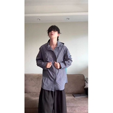 档口现货~纯棉小格子连帽男女夏季防晒长袖衬衫外套C2500批58，男装防晒衣，星座1004-6
