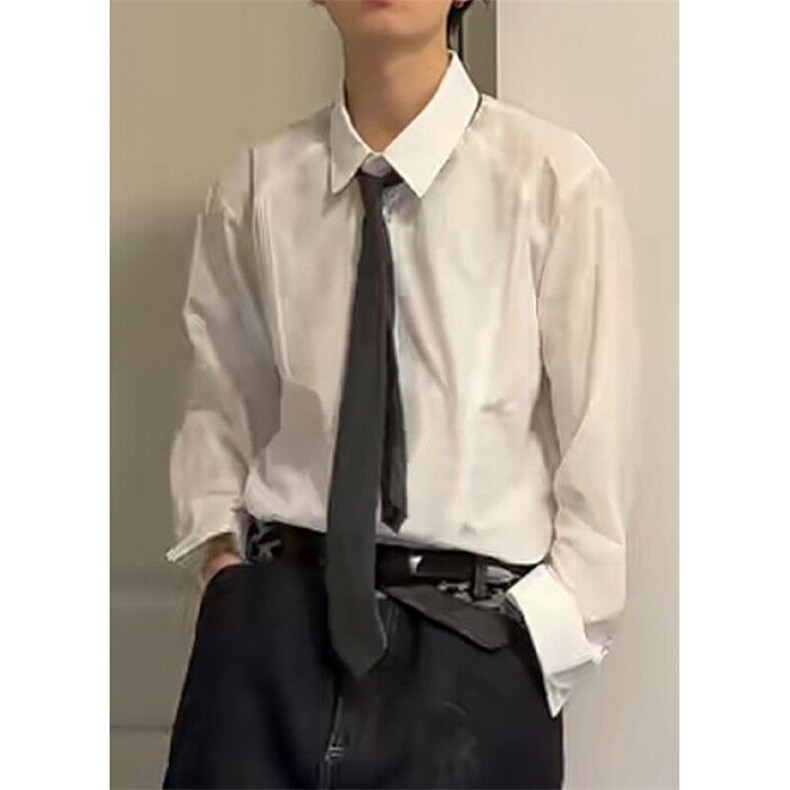 永生花刺绣衬衫男小众设计高级感长袖上衣CA6712,男装衬衫,星座1116A（原606A-3）
