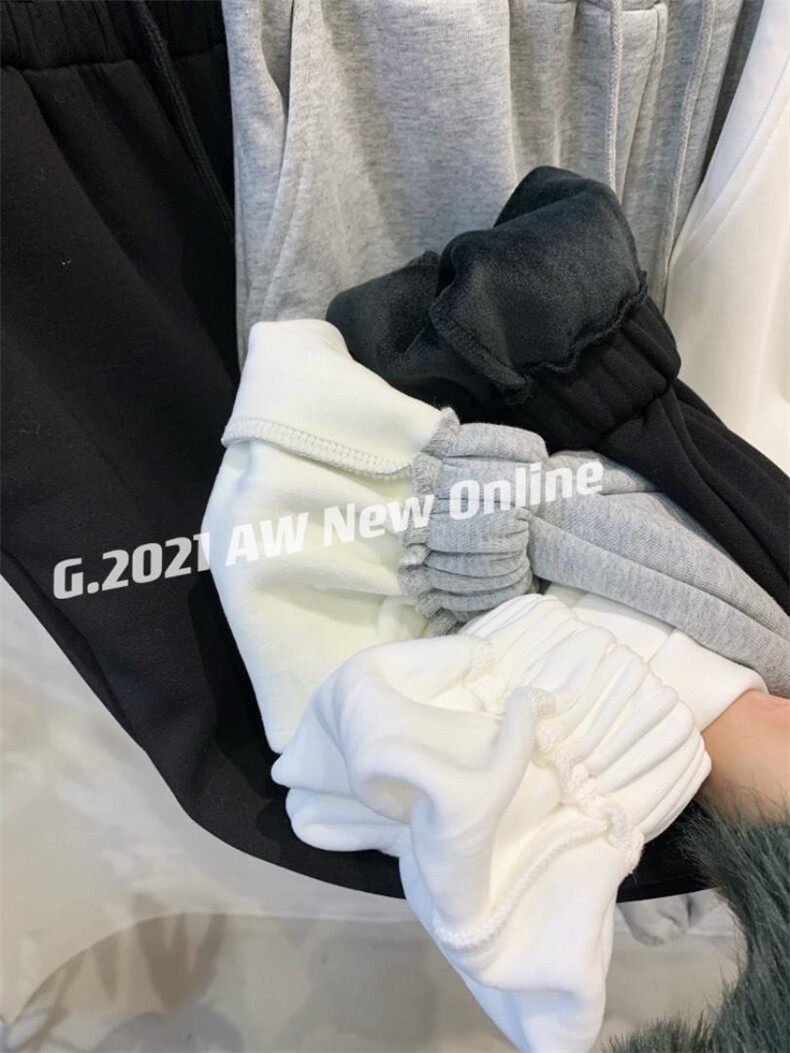 加绒卫裤谁拿谁补，女装休闲裤，G