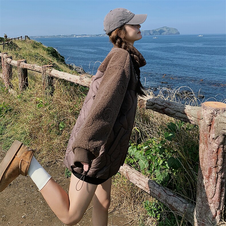年底都有现货！羽绒服女2026新款羊羔毛外套2C227/3322/P275K348,女装羽绒服,2C227