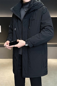 标50绒 店主风冬季男士中长款连帽羽绒服保暖外套 9919-P275图片