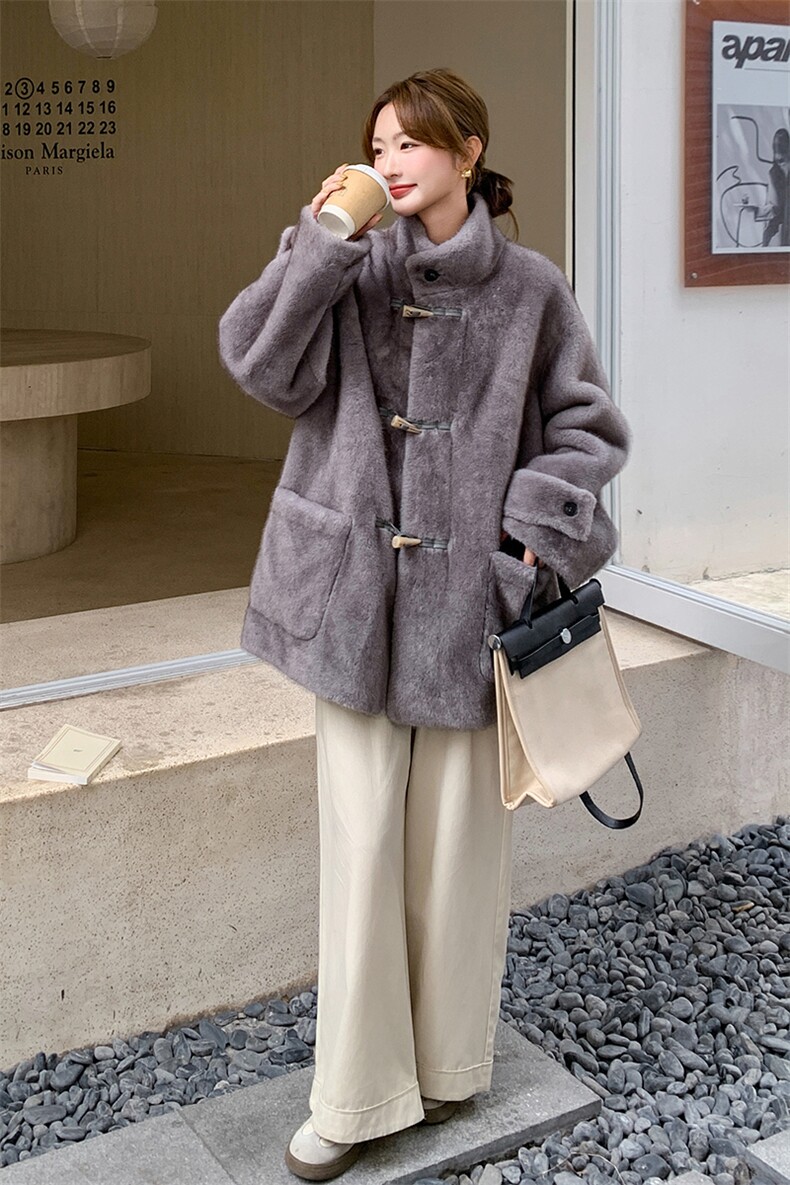 【新款】24冬季毛毛皮毛一体脸色可选#665-P240-K348,女装短外套,2C317