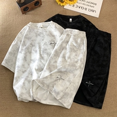 量大图低自动【有货】短袖套装C403A-TZT25396-P55，男装休闲套装，电商C403A