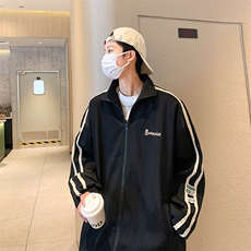 A798-P54美式潮牌夹克宽松开衫上衣秋季新款vintage条纹外套男，男装夹克，星座512-6