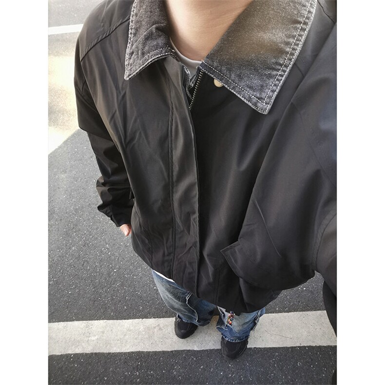 特P90 无差价春秋时尚夹克外套-HJ5770 男模外景图片
