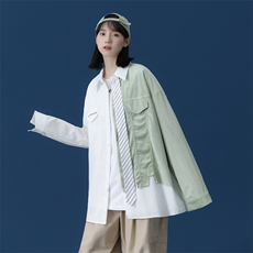 衬衫女新款韩版女装宽松高级质感长袖衬衣C8003P40，男装衬衫，星座1116-2