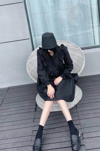 【现货】韩昕秋季新款连衣裙设计，女装连衣裙，韩昕