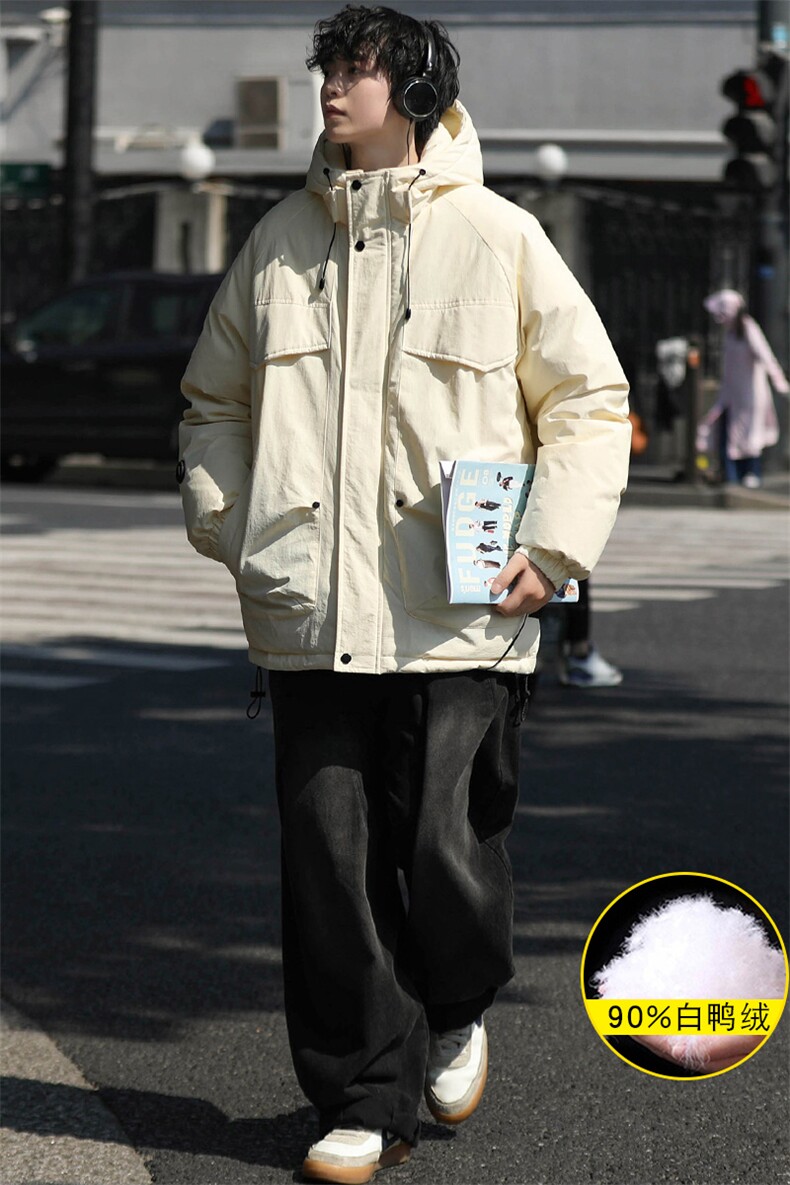2023冬上新加绒加厚羽绒服运动冲锋衣外套男女8313-P220控价318,男装羽绒服,电商A441-1