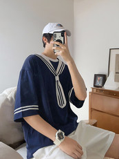 JK制服海军水手服套装小披肩班服集体服团体服男女，男装休闲套装，星座112A