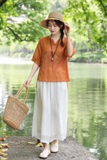 【现货】夏季新款纯苎刺绣上衣+仙女裤，其它，依鼎衣典