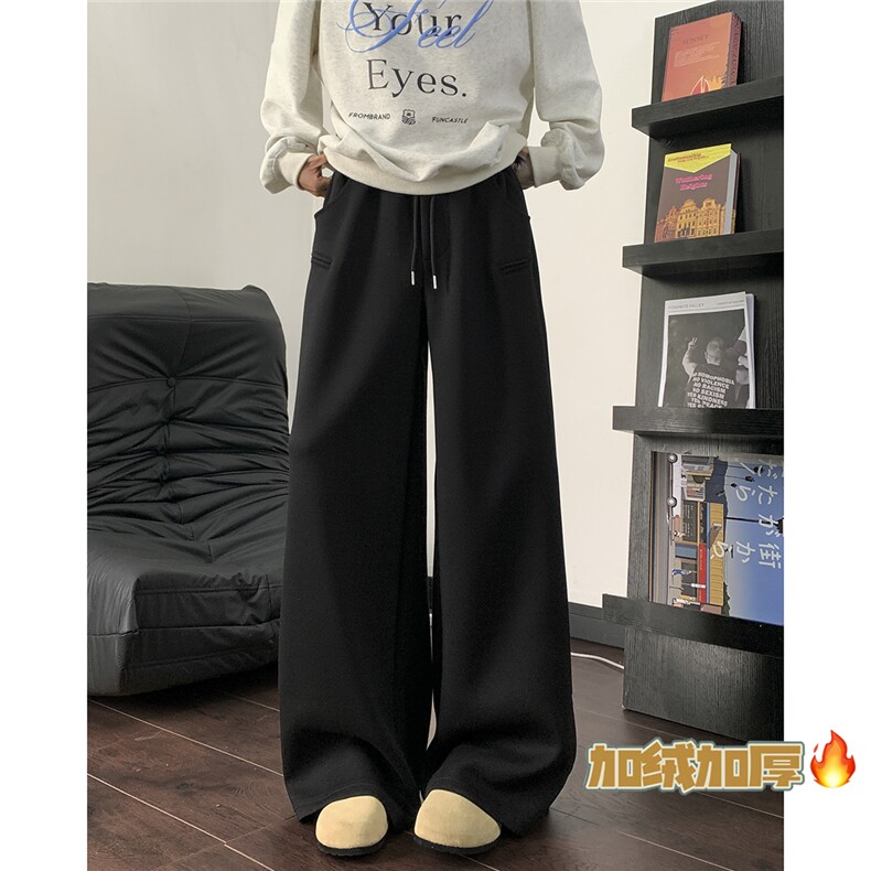 D258L149P60控88冬季直筒宽松阔腿卫裤，男装休闲裤，电商D258