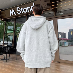 美式字母提连帽卫衣男女情侣同款秋季针织套头毛衣外套MH805/P65图片