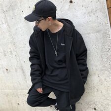 嘻哈加绒加厚卫衣男士连帽潮流加肥加大外套帽衫男加厚B90款P120，男装卫衣，星座802