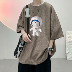 风复古亚麻短袖男棉麻t恤男半袖ZT71233-P35，男装T恤，电商A040