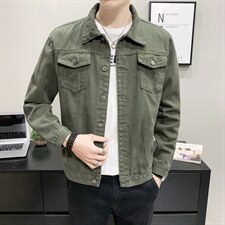JK609-p48-限价78大量现货网格牛仔夹克肥仔量足破洞印花大码，男装夹克，星座103A