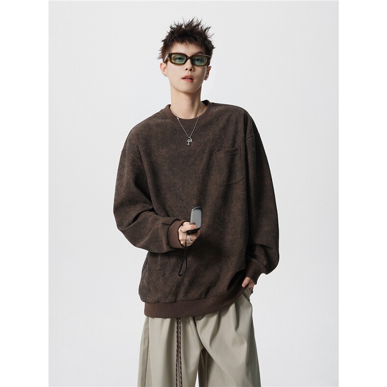 TWY26特38控68polo圆领情侣卫衣宽松外套男100聚酯,女装短外套,电商B370