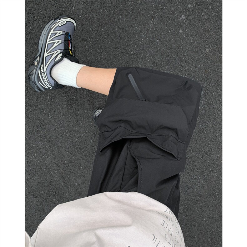 夏季工装短裤男2025新款直筒宽松五分裤山系户外休闲速干运动裤潮,男装牛仔裤,四季星座505
