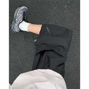 夏季工装短裤男2025新款直筒宽松五分裤山系户外休闲速干运动裤潮图片