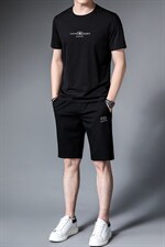 中老年运动套装男夏季短袖短裤运动服时尚休闲polo衫爸爸夏装套装，男装T恤，电商B212（原钱塘6029）