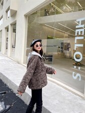 可拆卸卫衣帽皮毛一体。，女装卫衣/绒衫，欧妮卡蒂蔓